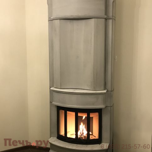 Готовый камин Nordpeis Akropolis пристенный (топка со складными дверцами) фото 4