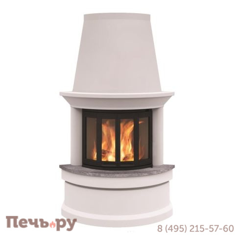 Готовый камин Nordpeis Geilo PS угловой + топка NI-22 фото