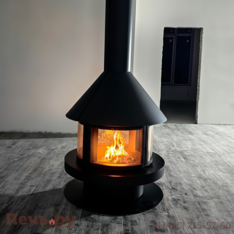 Готовый камин Rocal Gala черный фото 14