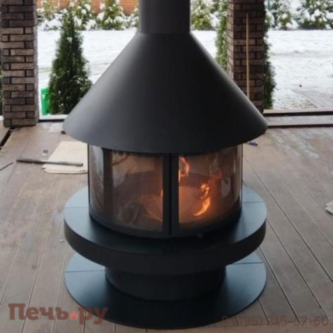 Готовый камин Rocal Gala черный фото 15