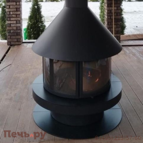 Готовый камин Rocal Gala черный фото 16