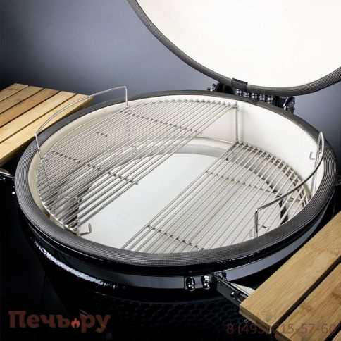 Гриль Yakiniku Kamado XXLarge вкл. основание, боковые столики, Pro набор и чехол фото 5