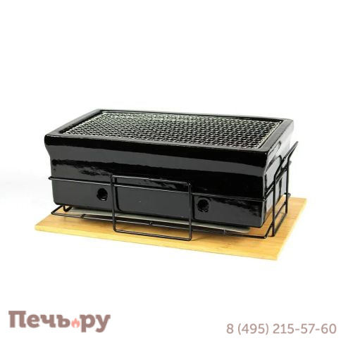 Гриль Yakiniku Shichirin Black Edition прямоугольный фото 6