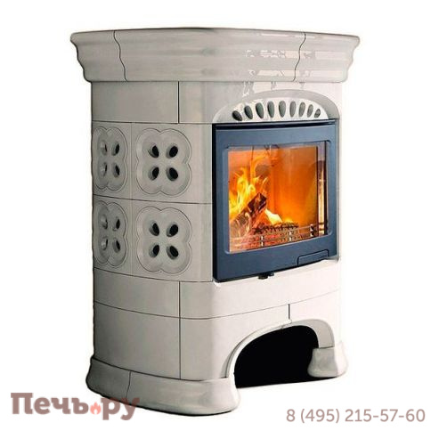 Изразцовый камин Эланд (облицовка) пристенный однотонный фото