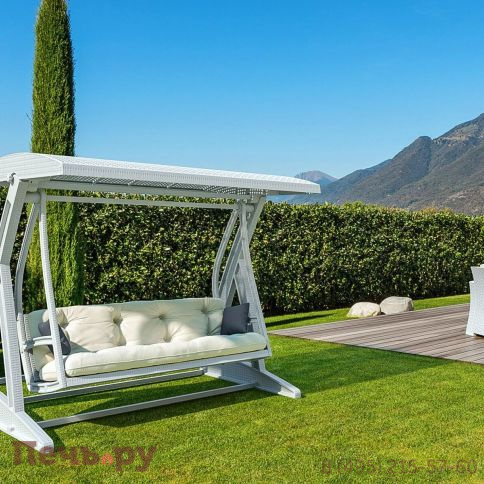 Качели пластиковые плетеные с подушкой Siesta Contract Hawaii фото 7