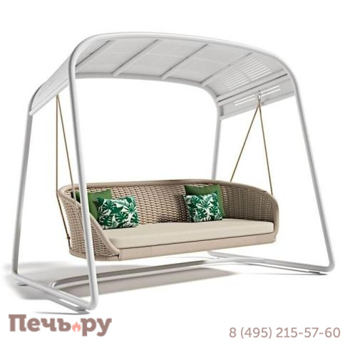 Качели плетеные с подушкой Atmosphera Ludo фото
