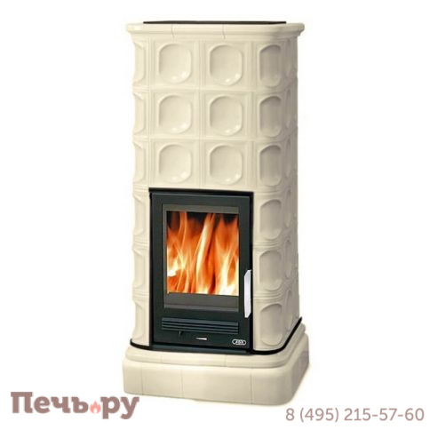 Кафельная печь ABX Kaledonie L, с чугунной топкой фото 3