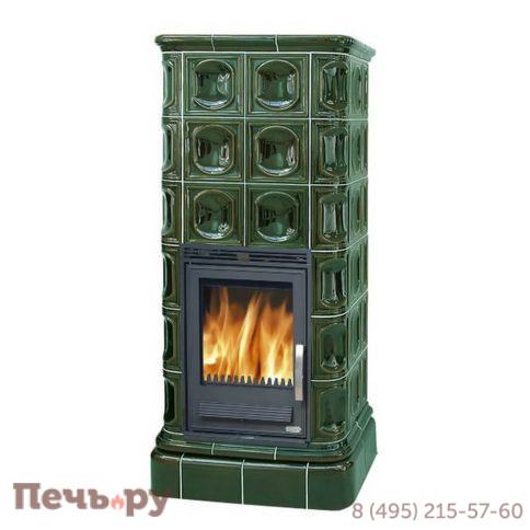 Кафельная печь ABX Kaledonie L, с чугунной топкой фото 4