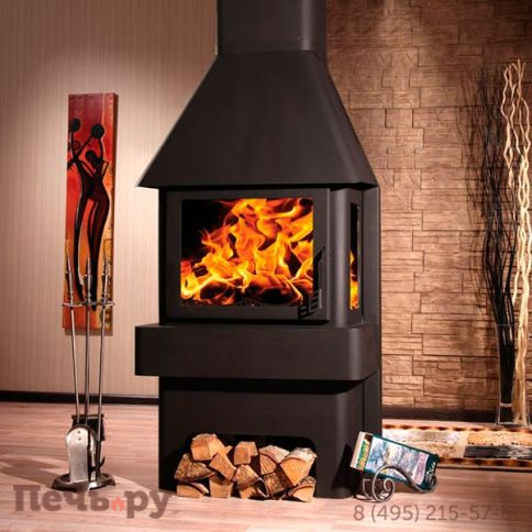 Камин ЭкоКамин Бавария три стекла фото 4