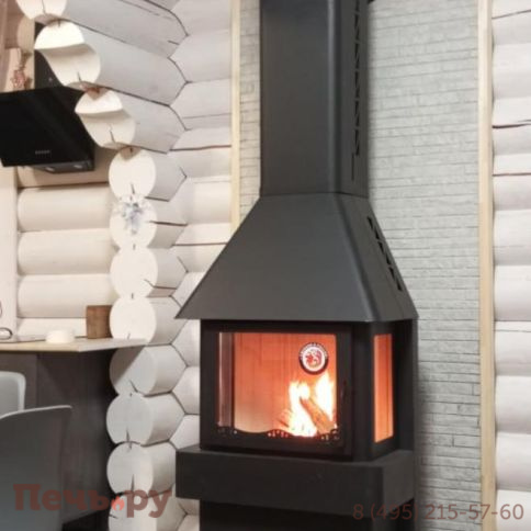 Камин ЭкоКамин Бавария три стекла фото 5