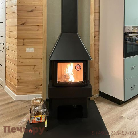 Камин ЭкоКамин Бавария три стекла фото 6