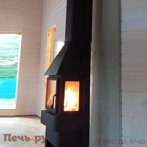 Камин ЭкоКамин Бавария три стекла фото 8