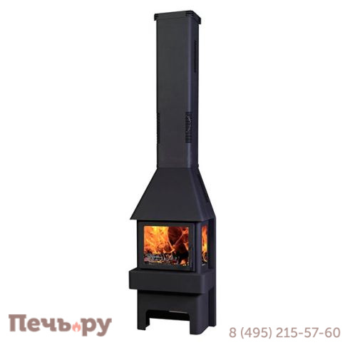 Камин ЭкоКамин Бавария три стекла фото