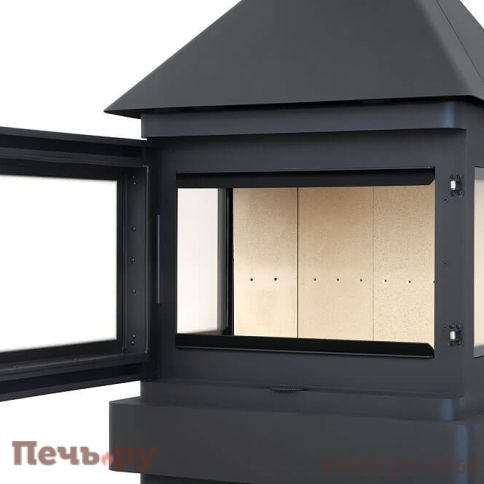 Камин ЭкоКамин Прага три стекла (РК 001) фото 5