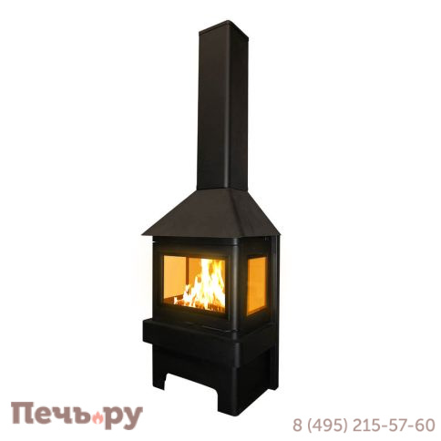 Камин ЭкоКамин Прага три стекла (РК 001) фото