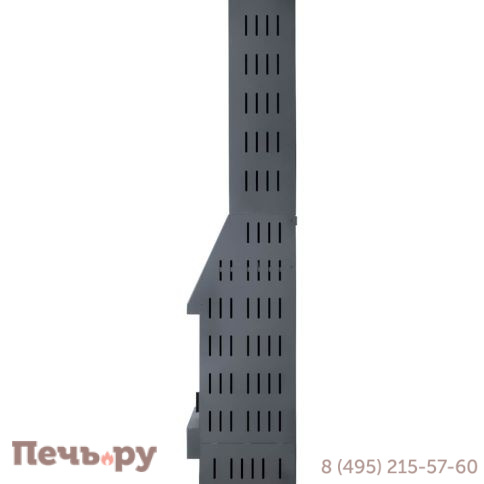 Камин ЭкоКамин Прага угловой, шамот черный фото 6