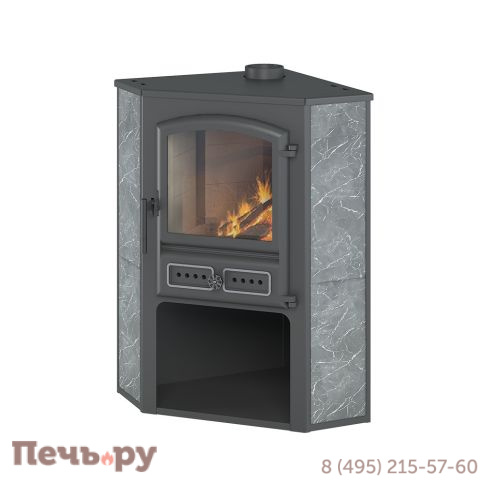 Камин Этна (БКД) угловой талькохлорит D115мм фото