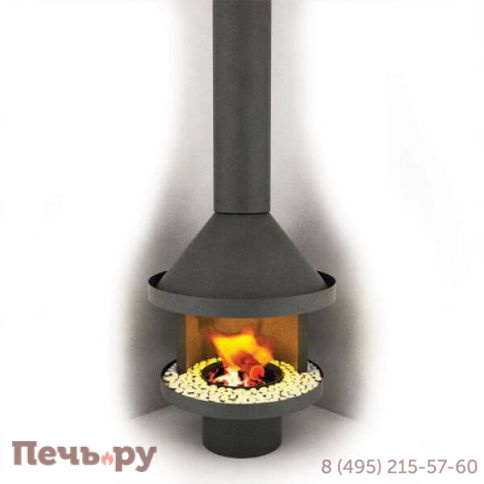 Камин Fabrica Nametkin N-1 без стекла, столешница-камушки фото 4