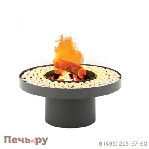 Камин Fabrica Nametkin N-2 без стекла, столешница-камушки фото 7