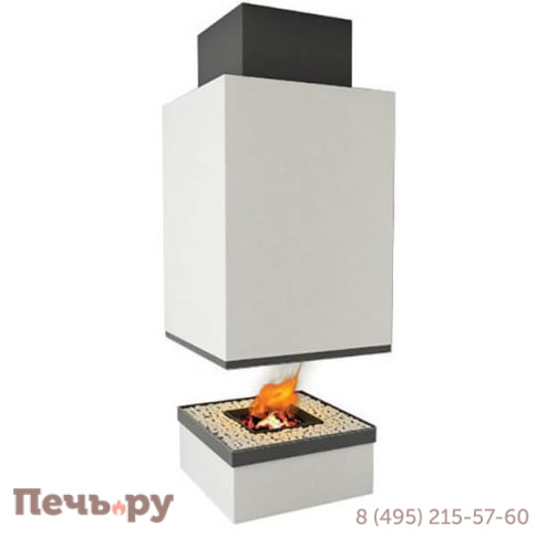 Камин Fabrica Nametkin N-5 без стекла, столешница-камушки фото 4