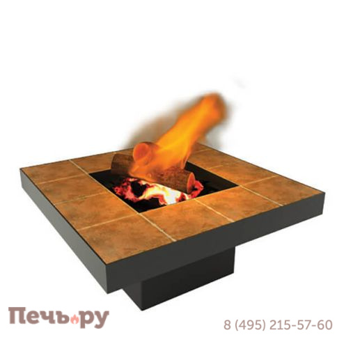 Камин Fabrica Nametkin N-5 без стекла, столешница-камушки фото 5