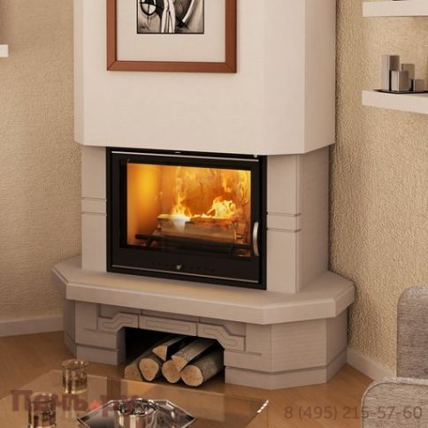 Камин Мета (облицовка Акцент и топка Оптима 701 Аква Ш) фото