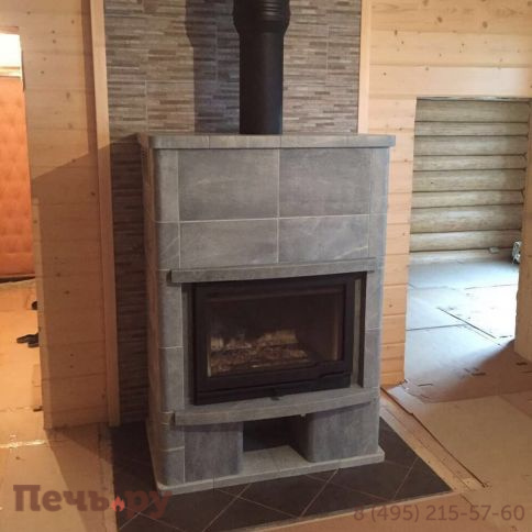 Камин накопительного типа Теплый камень FS 4 дровник+основание (цена без топки) фото 3