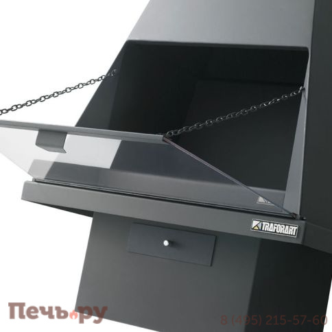 Камин Traforart Cerdanya Frontal чёрный фото 3