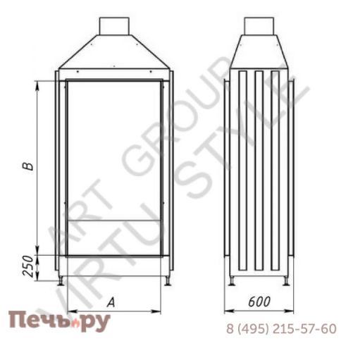 Камин Virtu Leavitt фото 6