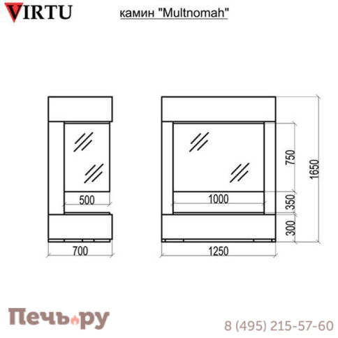 Камин Virtu Style Multhomah (Малтхома) фото 5