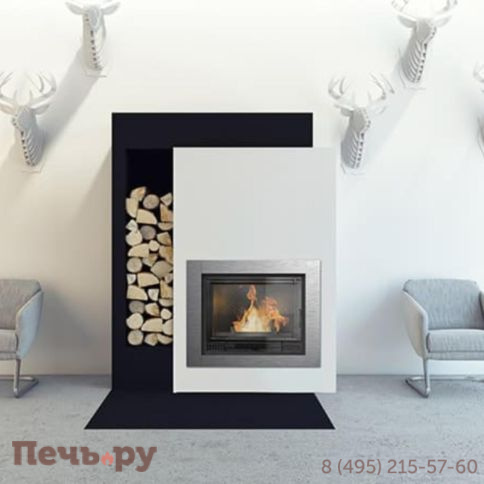 Каминная чугунная топка  Kaw-Met W 1 CO фото 4