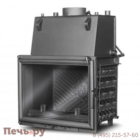 Каминная чугунная топка Kaw-Met W11 CO с водным контуром фото 6