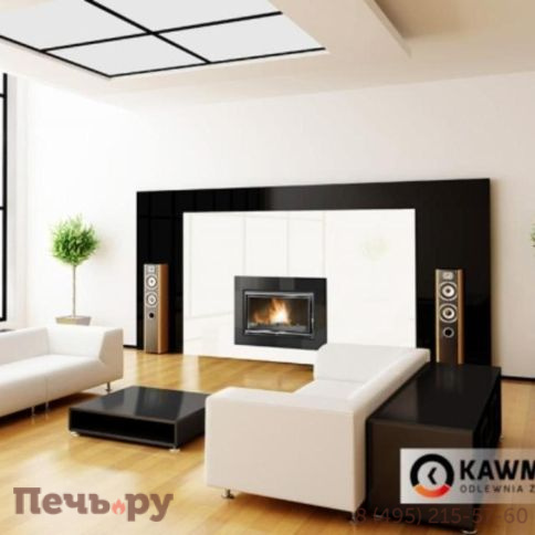 Каминная чугунная топка Kaw-Met W12 19,4 кВт фото 4