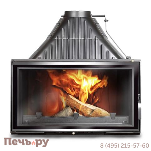 Каминная чугунная топка Kaw-Met W12 19,4 кВт фото 5