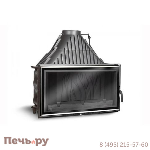 Каминная чугунная топка Kaw-Met W12 19,4 кВт фото 8