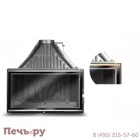 Каминная чугунная топка Kaw-Met W12 19,4 кВт фото 9