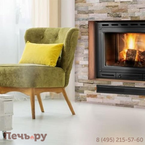 Каминная чугунная топка Kaw-Met W13A 11,5 kW Eko фото 3