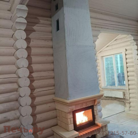 Каминная чугунная топка Kaw-Met W13A 11,5 kW Eko фото 4