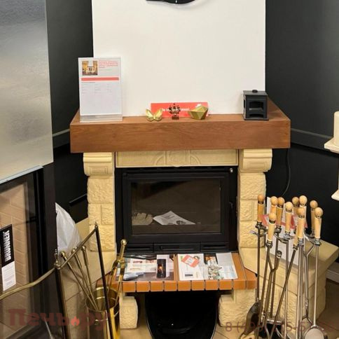 Каминная чугунная топка Kaw-Met W13A 11,5 kW Eko фото 6