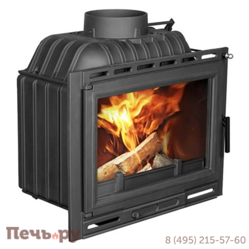 Каминная чугунная топка Kaw-Met W13A 11,5 kW Eko фото 7