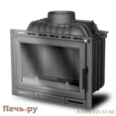 Каминная чугунная топка Kaw-Met W13A 11,5 kW Eko фото 8