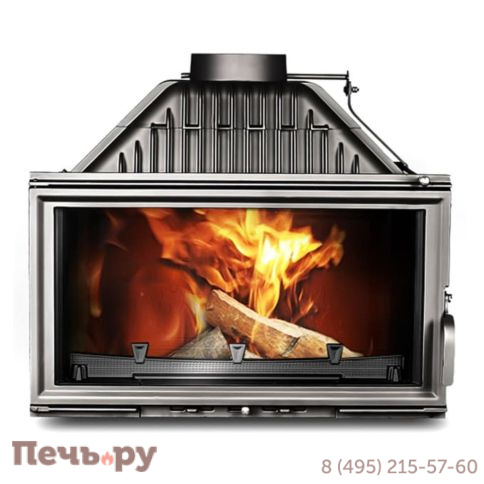 Каминная чугунная топка Kaw-Met W15 12кВт фото 4