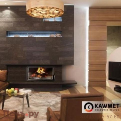 Каминная чугунная топка  Kaw-Met W15 18кВт фото 3