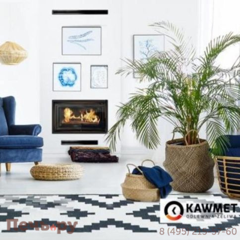 Каминная чугунная топка  Kaw-Met W15 18кВт фото 5