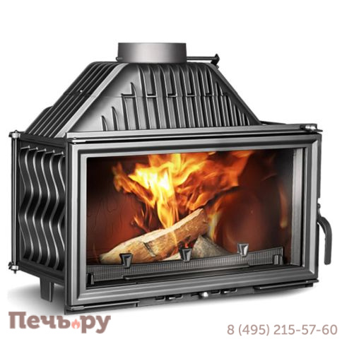 Каминная чугунная топка  Kaw-Met W15 18кВт фото 9