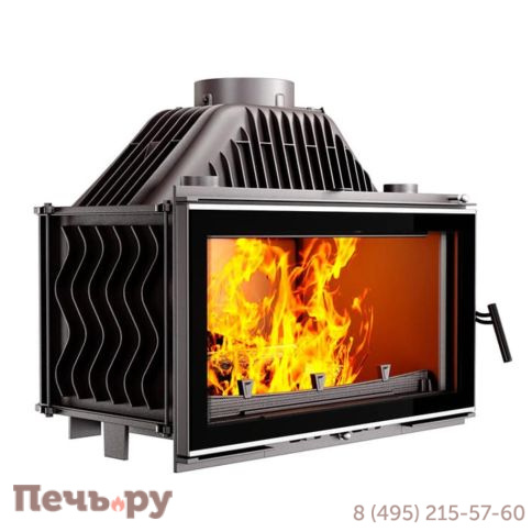 Каминная чугунная топка Kaw-Met W16 14,7кВт фото 5