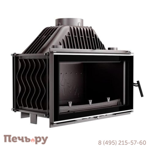 Каминная чугунная топка Kaw-Met W16 14,7кВт фото 7
