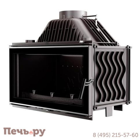 Каминная чугунная топка Kaw-Met W16 14,7кВт фото 8