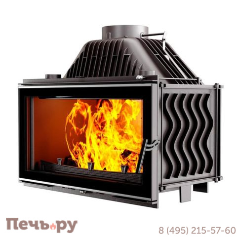 Каминная чугунная топка Kaw-Met W16 14,7кВт фото