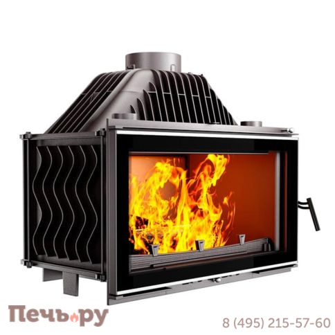 Каминная чугунная топка  Kaw-Met W16 18кВт фото 4